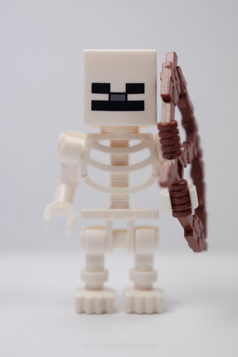 Minecraft postavička skeleton.